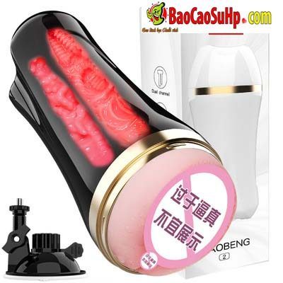 Cốc âm đạo Jiuai nhỏ gọn, rung cực mạnh, trải nghiệm sướng tận đỉnh