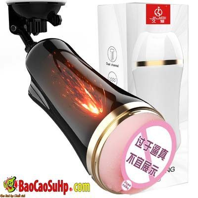 Cốc âm đạo Jiuai nhỏ gọn, rung cực mạnh, trải nghiệm sướng tận đỉnh