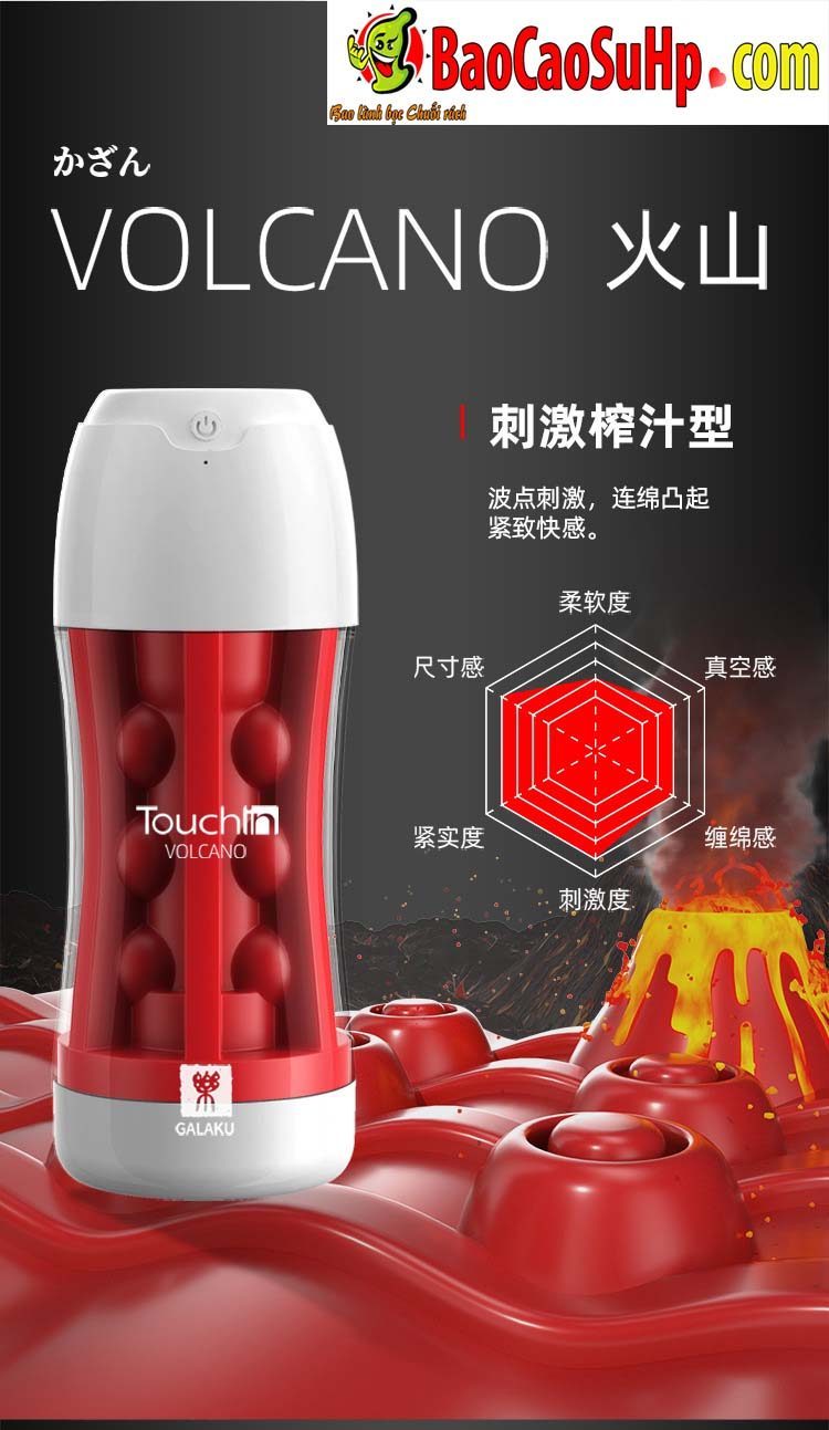 Cốc thủ dâm Galaku Touch 5D rung mạnh nhập khẩu hàng chính hãng