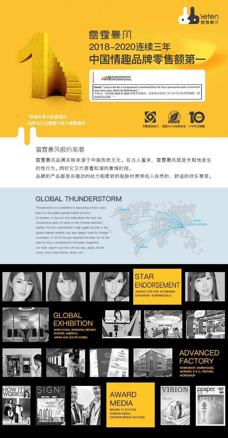 Cốc tự sướng Nhật Leten 029 Storm độc đáo, chất lượng cao