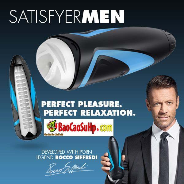Cốc thủ dâm Satisfyer USA chính hãng Men siêu mềm co bóp mạnh mẽ