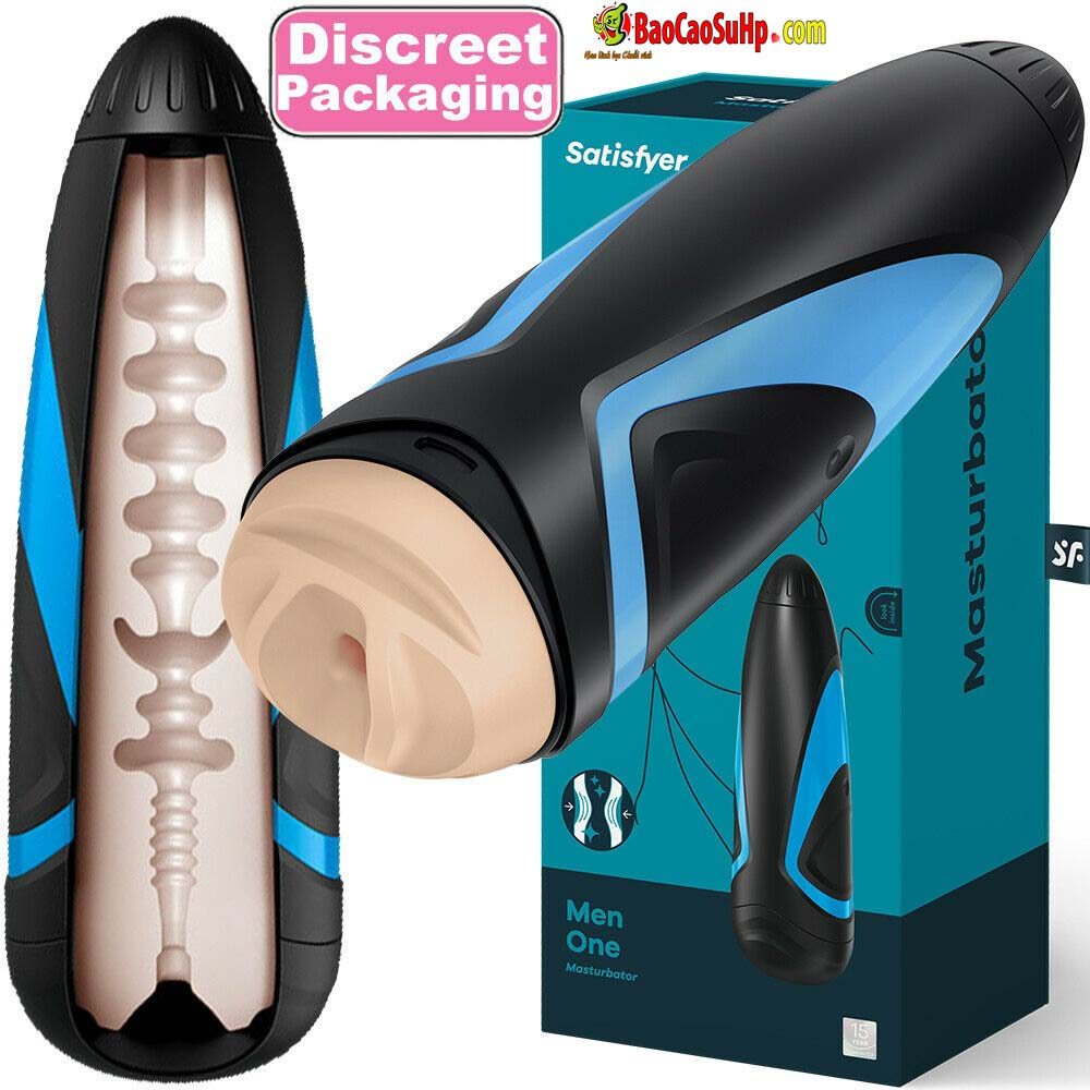 Cốc thủ dâm Satisfyer USA chính hãng Men siêu mềm co bóp mạnh mẽ