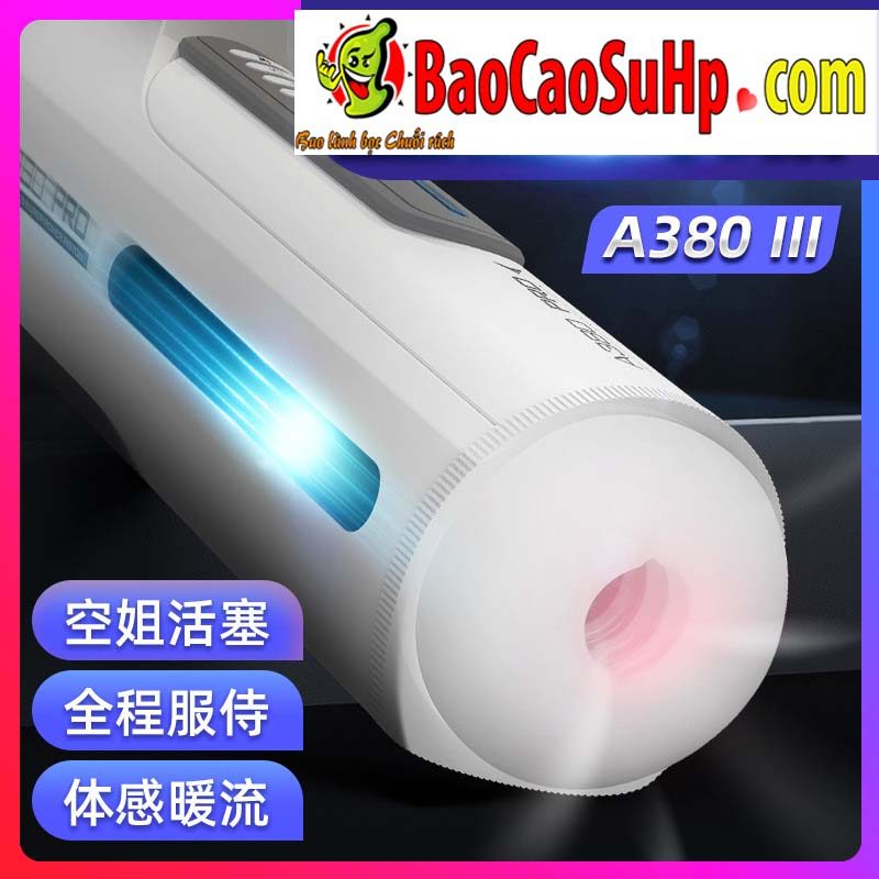 Cốc thủ dâm tự động Leten Thunder Storm III V2 A380 – Phát nhiệt, mạnh mẽ, tăng khoái cảm