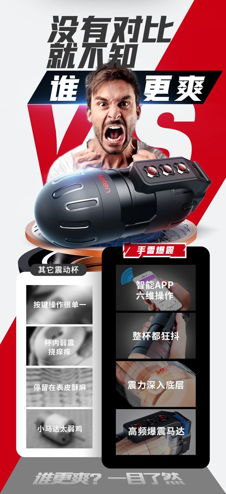 Cốc Leten Grenade nhỏ gọn rung cực mạnh tăng khoái cảm