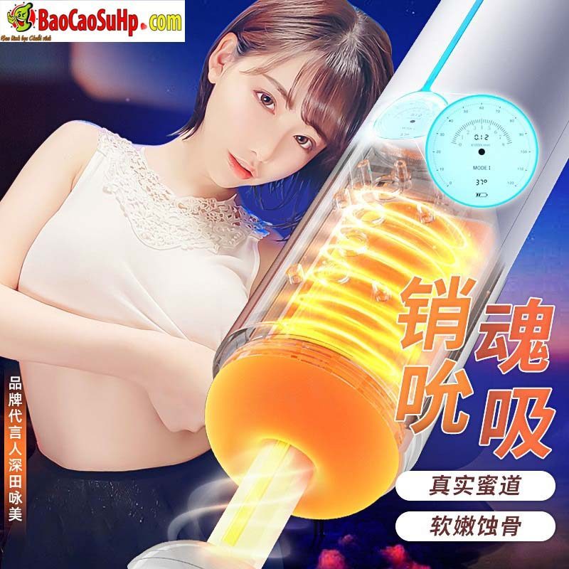 Cốc thủ dâm Blue Crystal-X hút chân không cực mạnh, siêu kích thích