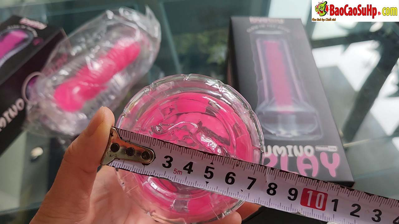 Cốc thủ dâm Lovetoy USA LV342042 phát sáng Hồng đèn pin trong suốt