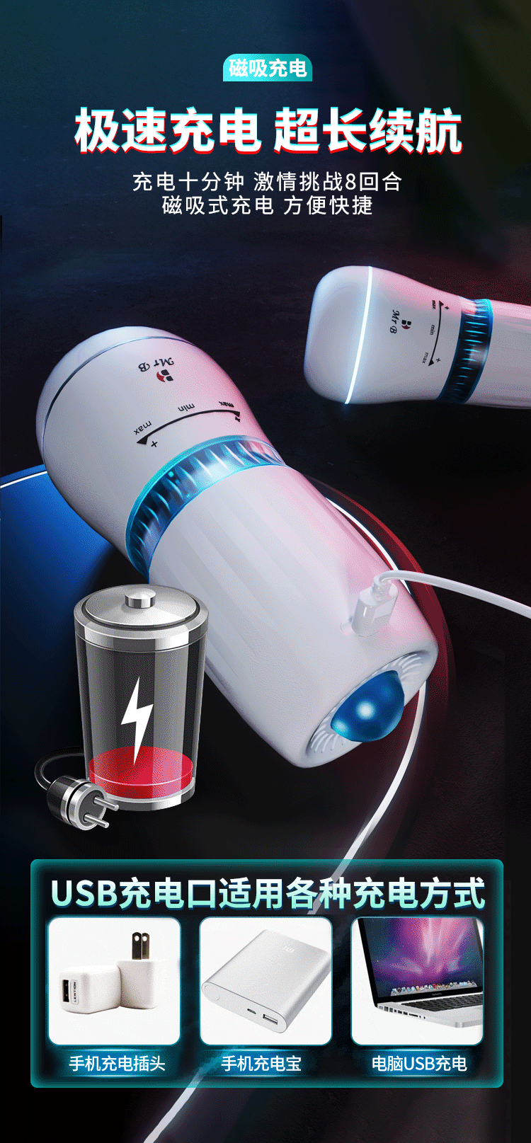 Cốc thủ dâm Mr B Ouyasi rung hút nhiệt nhỏ gọn tiện lợi