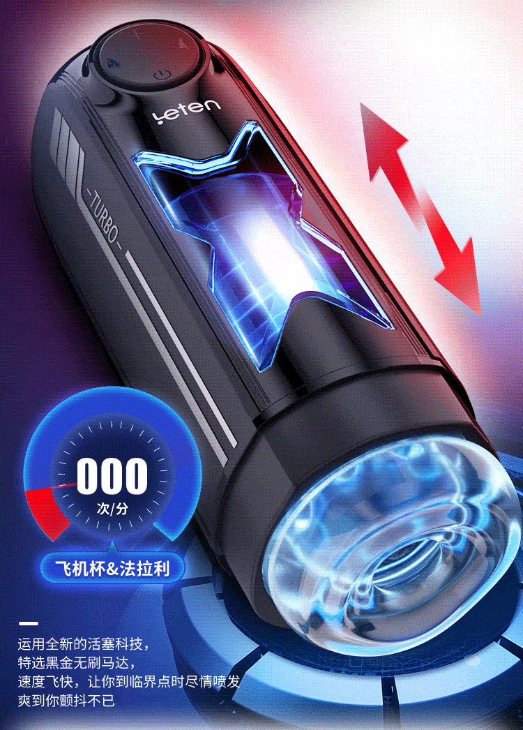 Cốc thủ dâm Leten Savier X thụt giật mạnh mẽ phiên bản mới