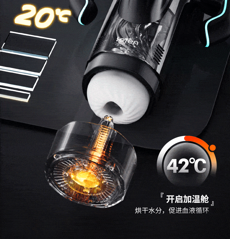 Cốc thủ dâm Leten Thunder Storm Bermuda hút xoáy nóng kích thích