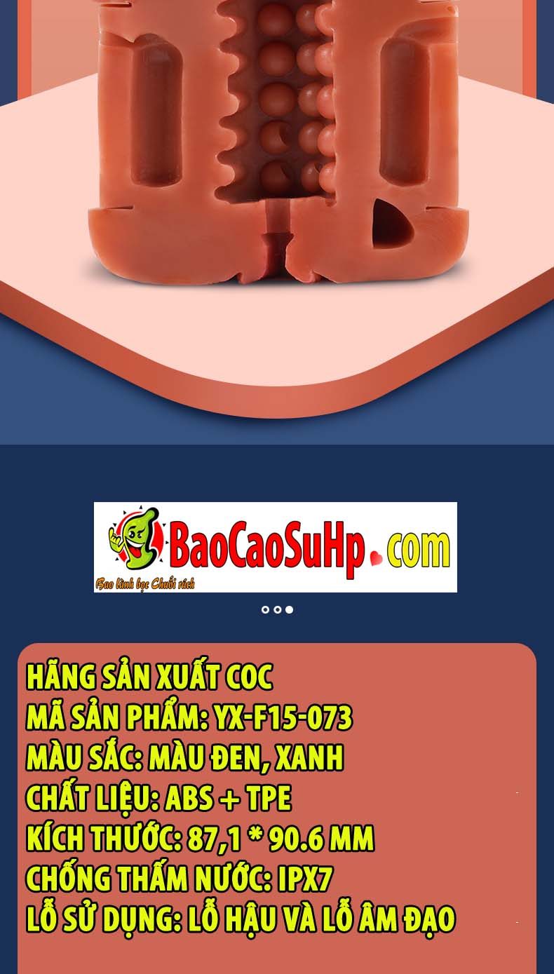 Cốc thủ dâm Mini Philomena 2 đầu cao cấp kích thích phê