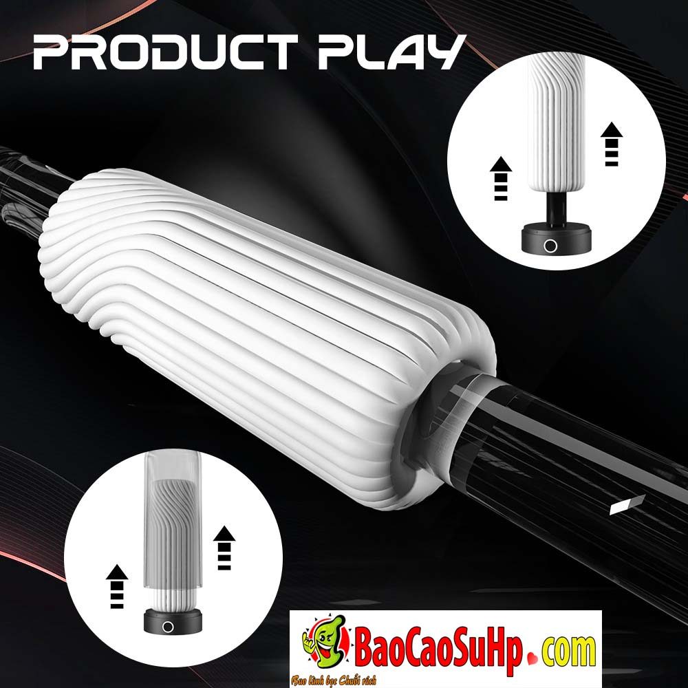 Cốc thủ dâm xoắn bi Shande S458 làm ấm Eagle cage cao cấp