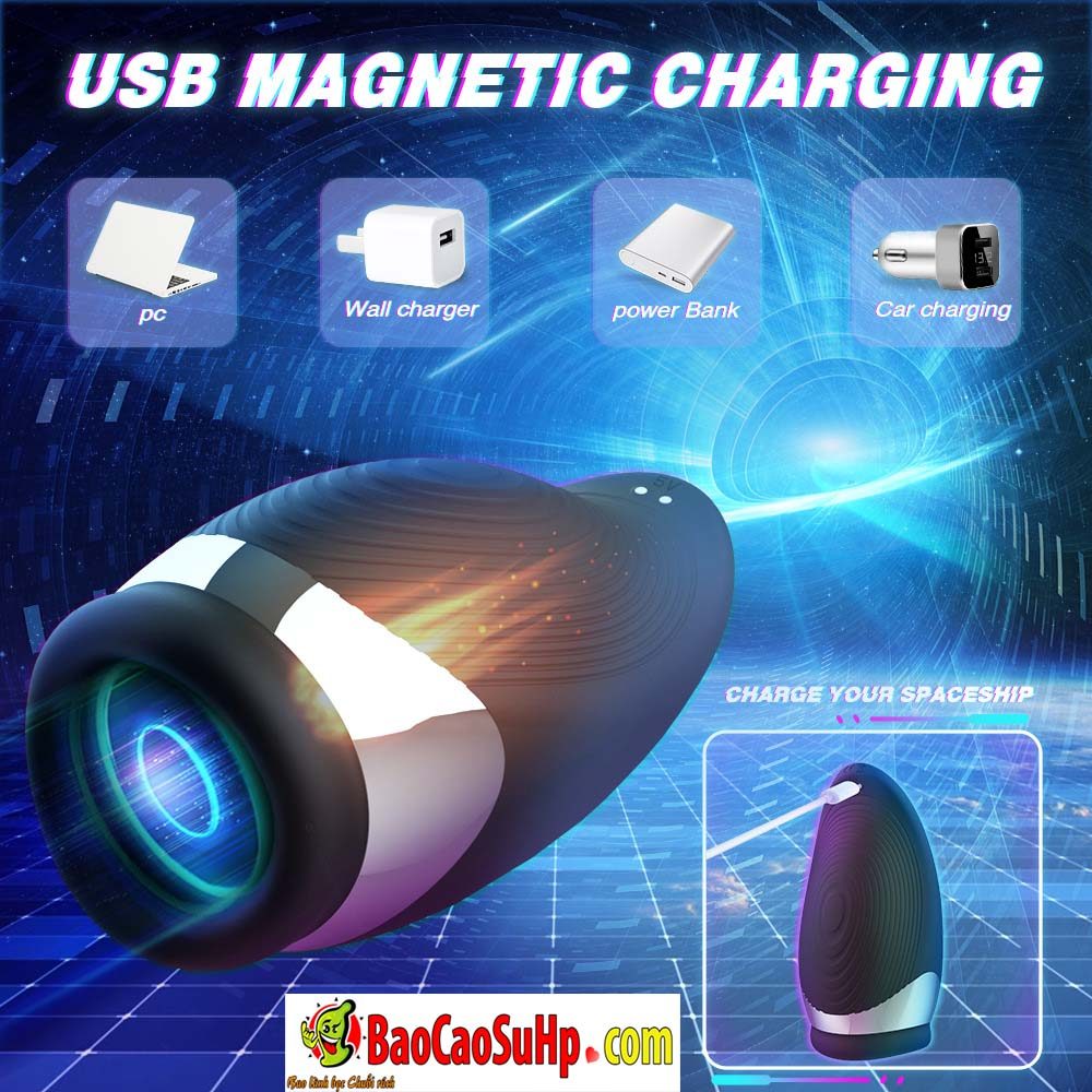 Cốc thủ dâm Shande S329 Atlan rung làm ấm đa chế độ kích thích