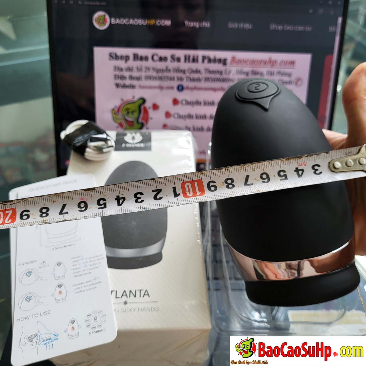 Cốc thủ dâm Shande S329 Atlan rung làm ấm đa chế độ kích thích