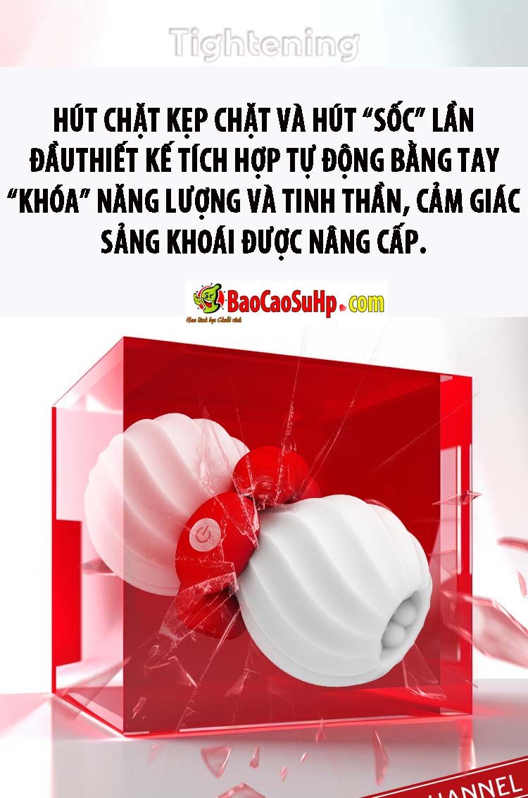 Cốc thủ dâm nam rung siết chặt COC Tight Dumbbell kích thích