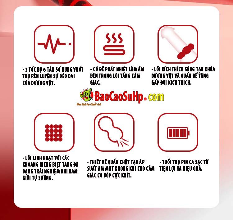 Cốc thủ dâm nam rung siết chặt COC Tight Dumbbell kích thích