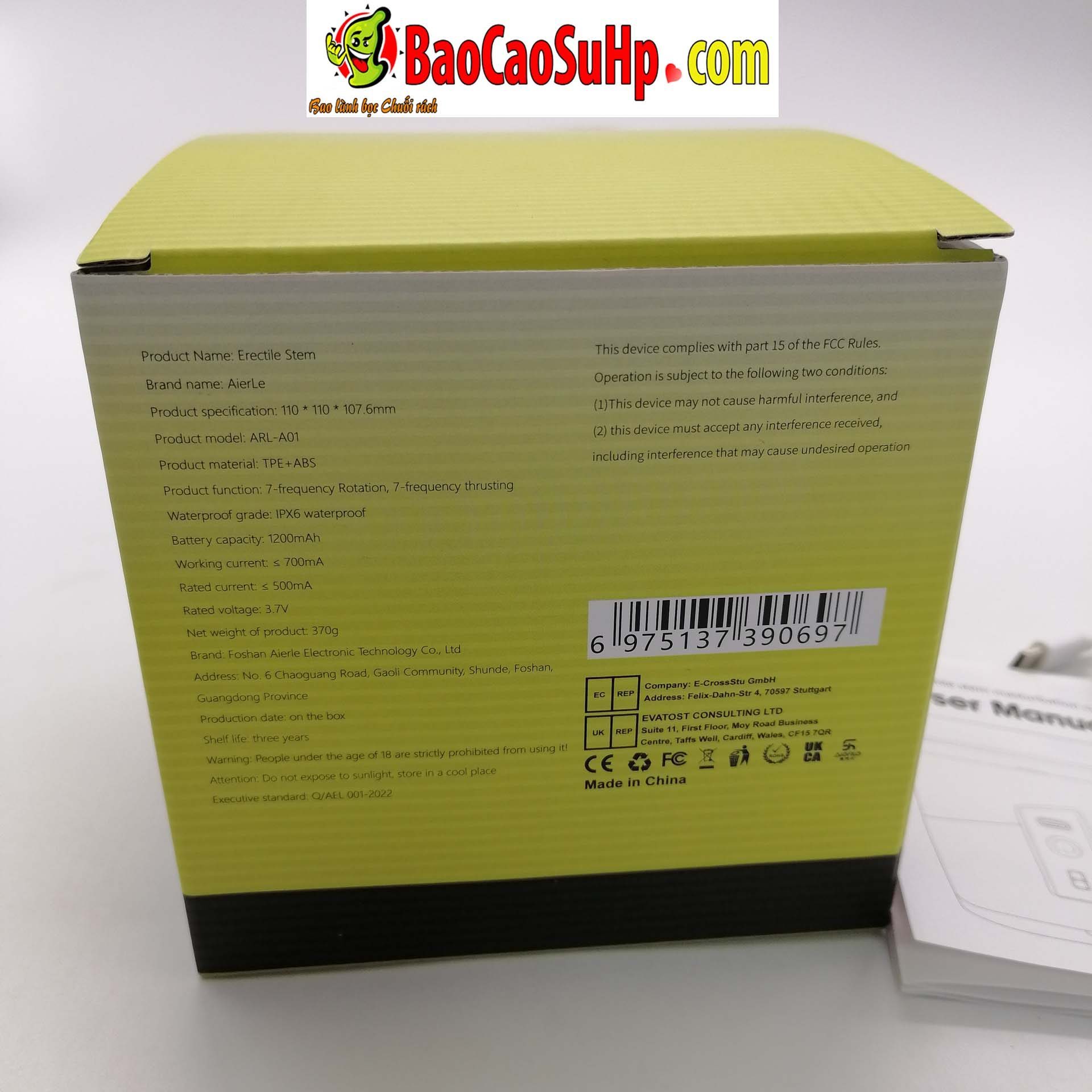 Cốc thủ dâm Ailebo thụt giật xoay nhỏ gọn, tiện lợi, dễ dùng