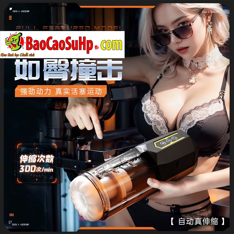  Bảng giá Cốc thủ dâm tự động Mizzzee Black Challenger V2 thụt hút hàng mới về