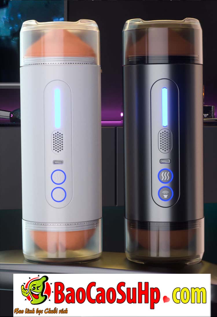 Cốc thủ dâm 2 đầu Jiuai Kelsey rung mạnh bóp khít cực phê