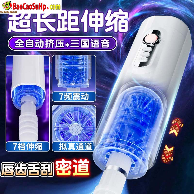 Cốc Thủ Dâm Tự Động Mizzzee XinEr White Rung Thụt Cực Đã