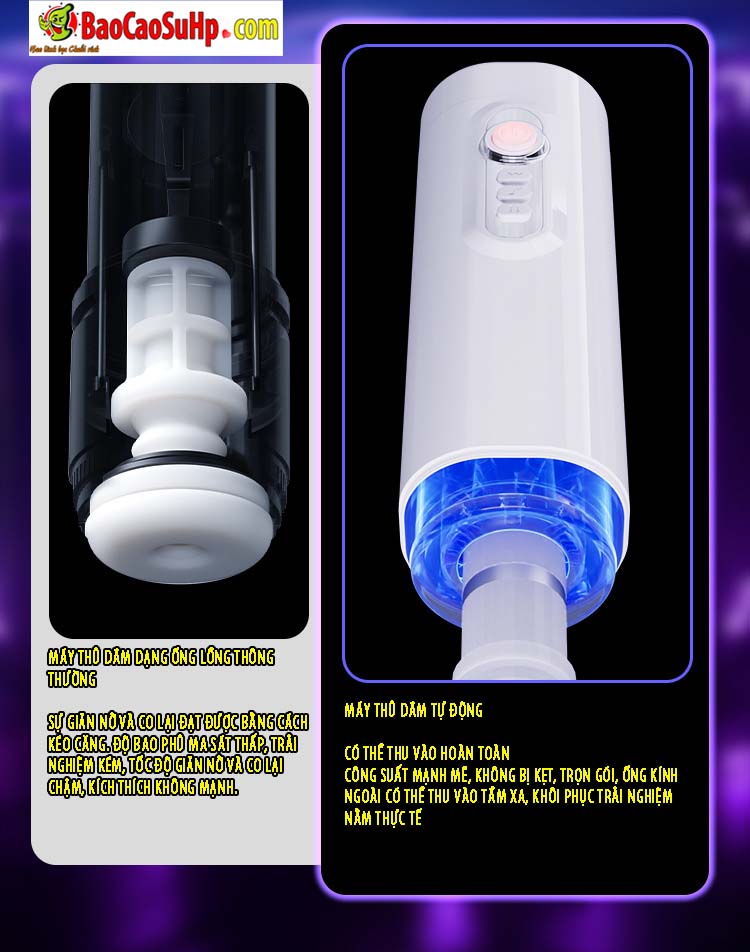 Cốc Thủ Dâm Tự Động Mizzzee XinEr White Rung Thụt Cực Đã