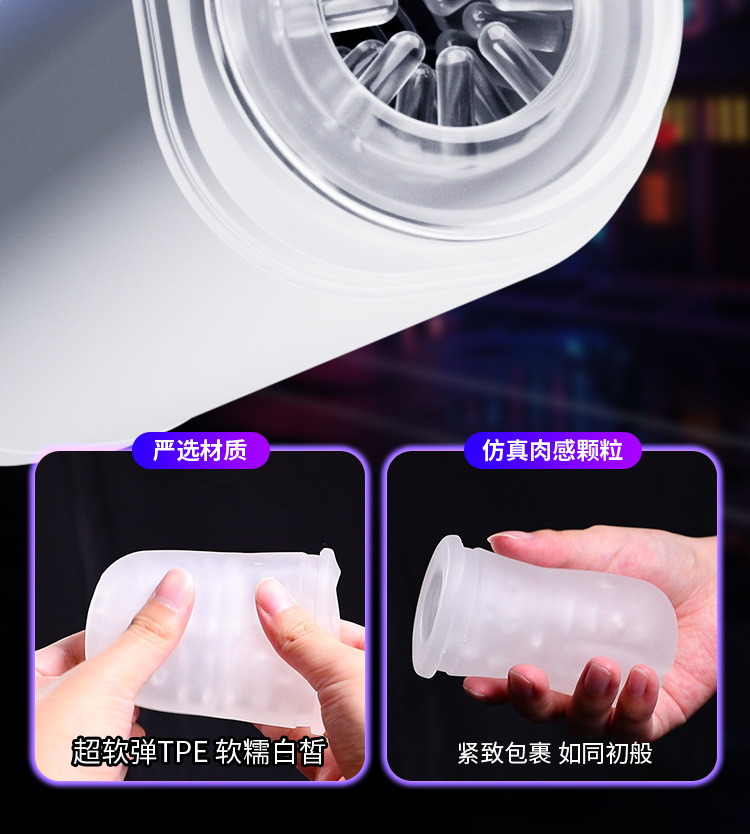 Cốc Thủ Dâm Tự Động Mizzzee XinEr White Rung Thụt Cực Đã