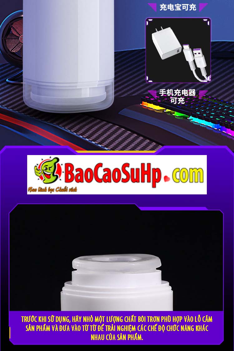 Cốc Thủ Dâm Tự Động Mizzzee XinEr White Rung Thụt Cực Đã