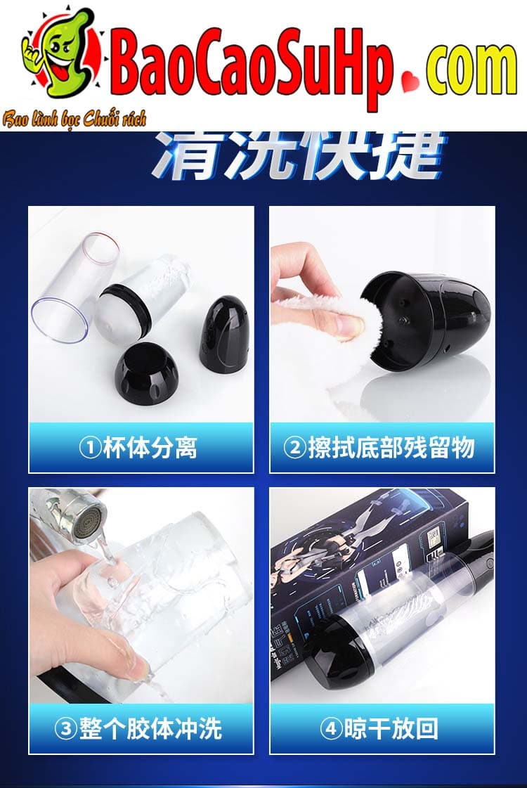 Sextoy Mystery Magic Air Sucking co bóp tự động siêu phê Sextoy Mystery Magic Air Sucking co bóp tự động siêu phê