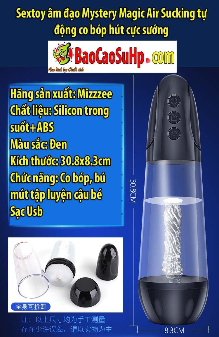 Sextoy Mystery Magic Air Sucking co bóp tự động siêu phê Sextoy Mystery Magic Air Sucking co bóp tự động siêu phê