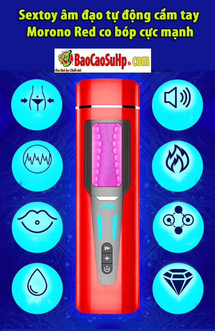 Morono Red Sextoy cầm tay co bóp mạnh mẽ trải nghiệm tuyệt đỉnh Morono Red Sextoy cầm tay co bóp mạnh mẽ trải nghiệm tuyệt đỉnh