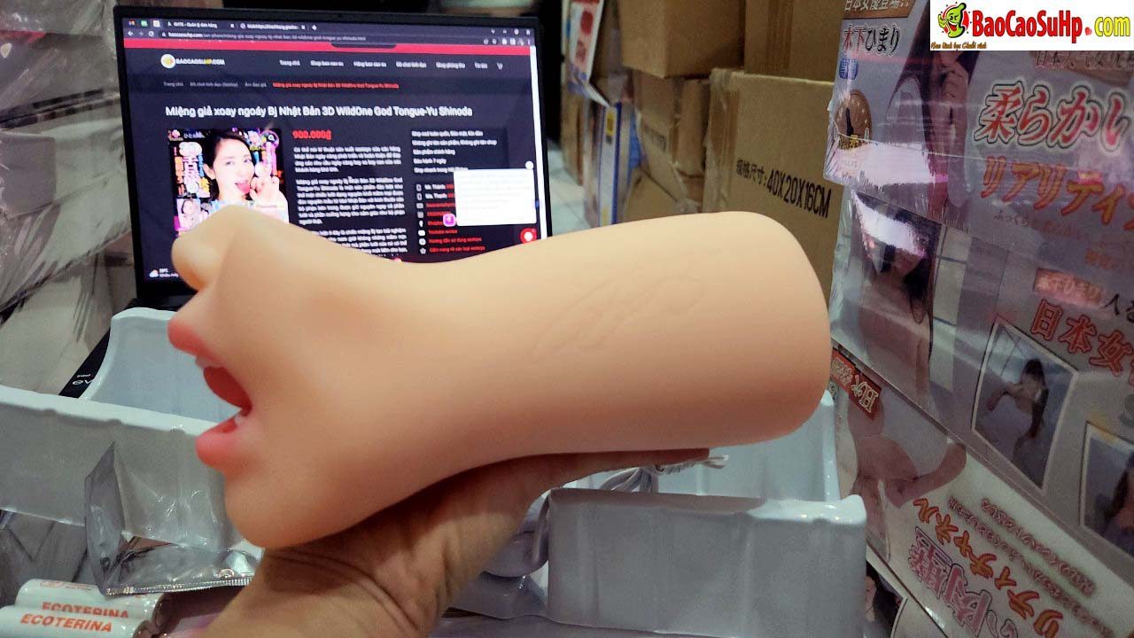 Miệng giả xoay ngoáy Bj 3D Nhật Bản WildOne siêu thực, cực phê