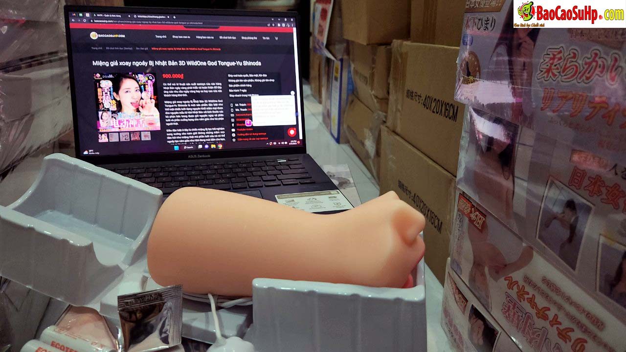 Miệng giả xoay ngoáy Bj 3D Nhật Bản WildOne siêu thực, cực phê
