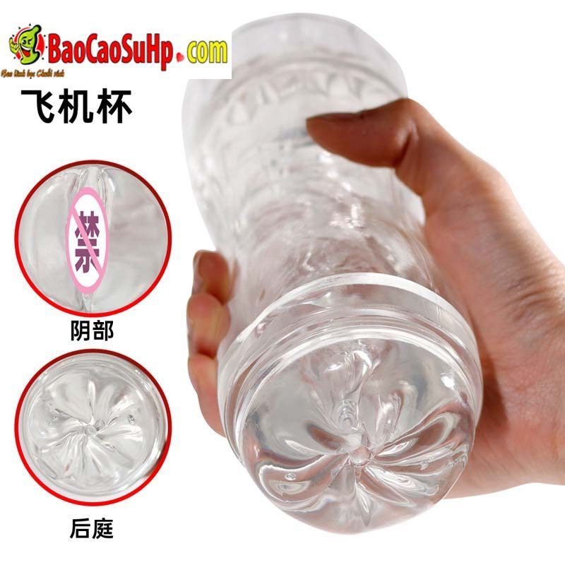 Cốc thủ dâm 2 đầu trong suốt Rory lõi xoắn siêu mềm giá tốt
