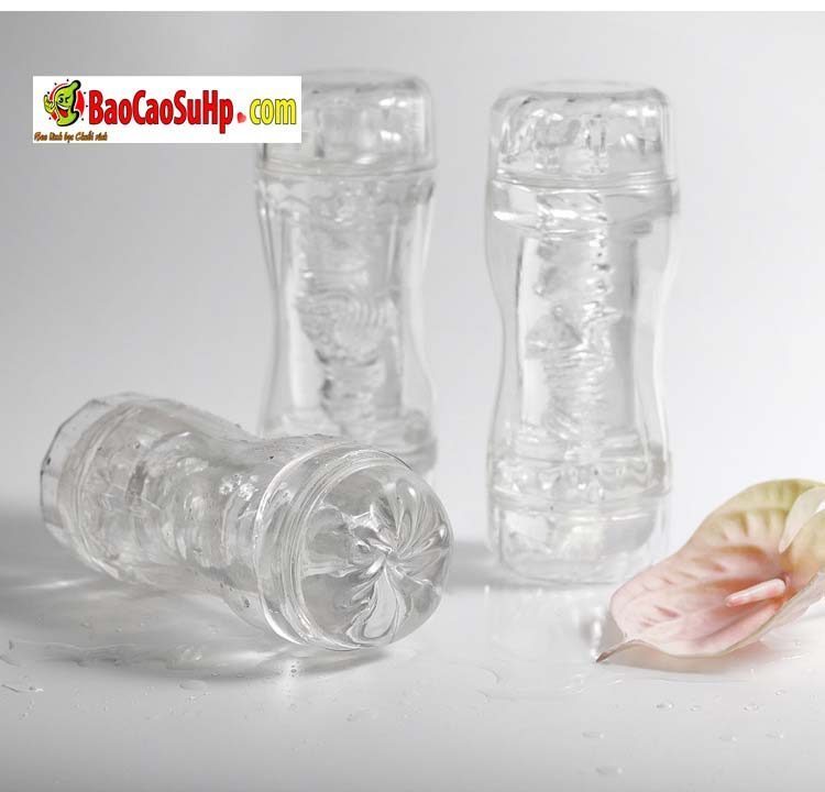 Cốc thủ dâm 2 đầu trong suốt Rory lõi xoắn siêu mềm giá tốt