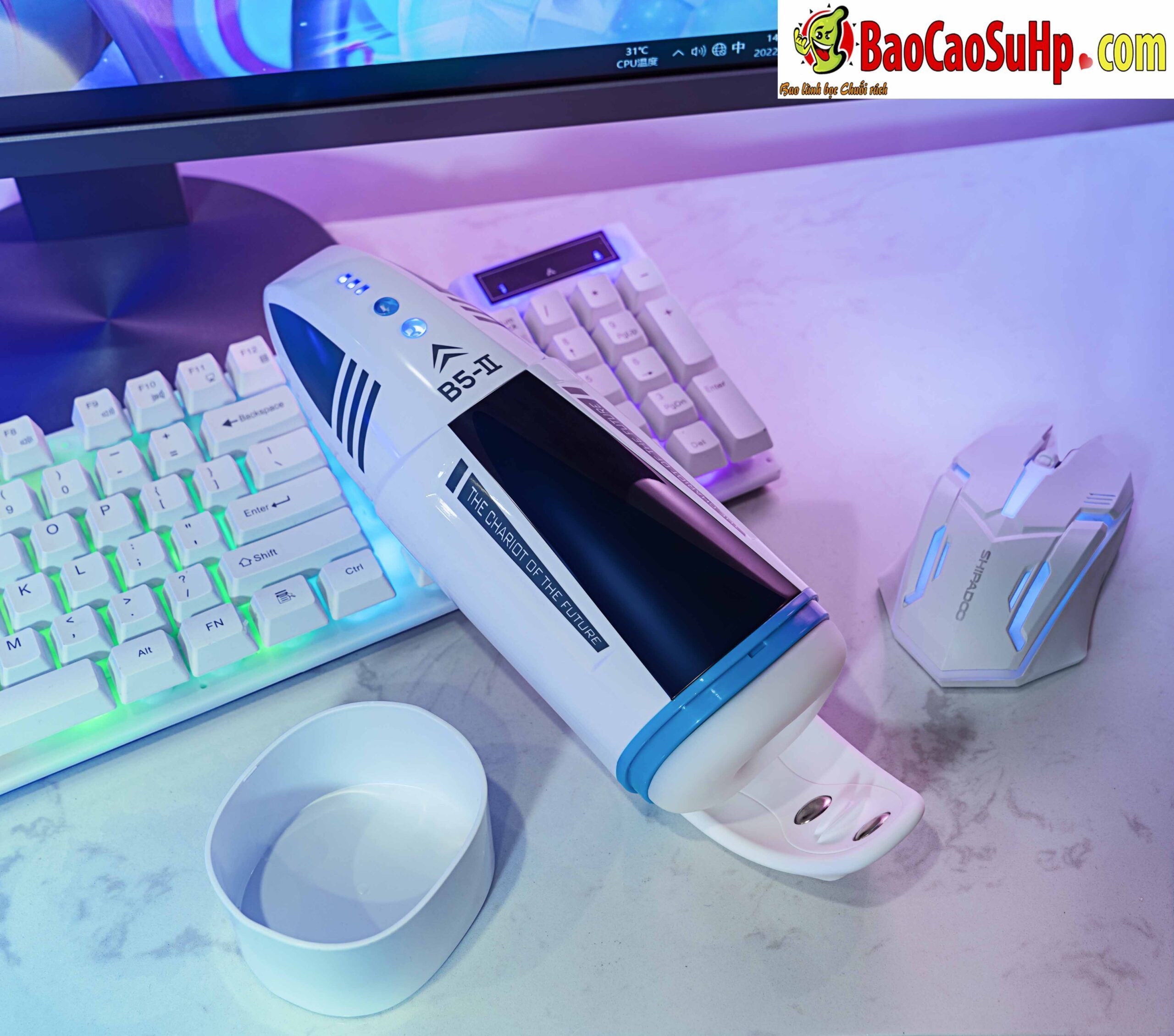 Cốc Thủ Đâm Tự Động Rung Hút Kích Thích MrB Patrick Siêu Phê