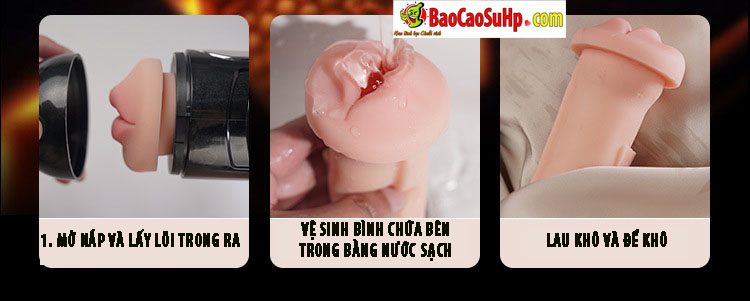 Cốc Thủ Dâm 2 Đầu 12 Chế Độ Rung Rên Kích Thích Mạnh Mẽ