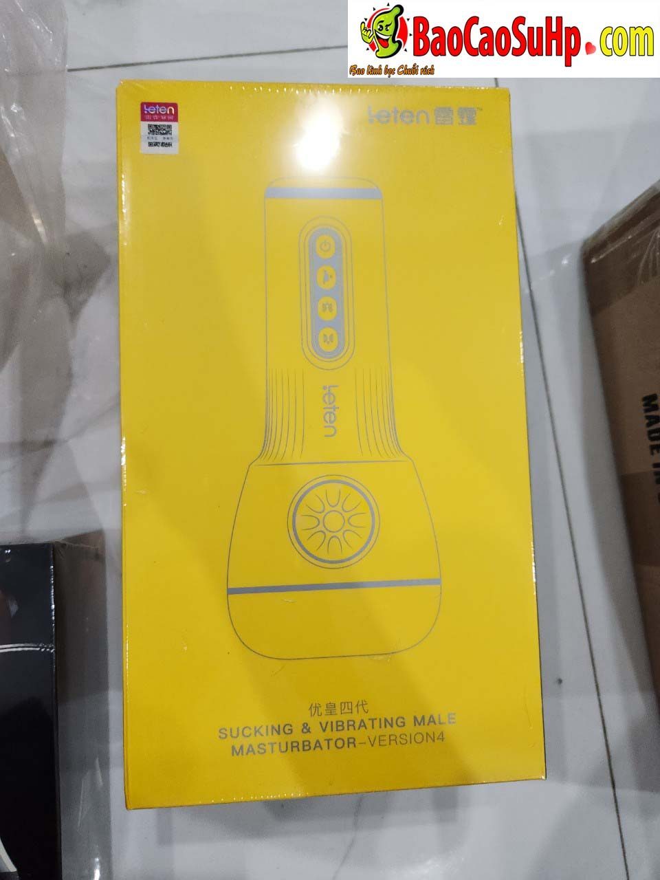 Cốc thủ dâm Leten V4 co bóp tự động kích thích cực mạnh