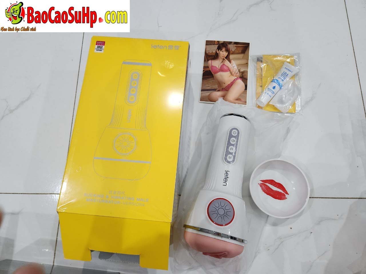 Cốc thủ dâm Leten V4 co bóp tự động kích thích cực mạnh