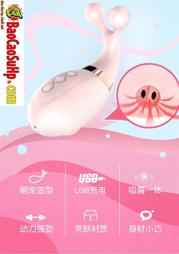  Sỉ Trứng rung tình yêu Shuangmi 3in1 Hút liếm massage cực đã. chính hãng