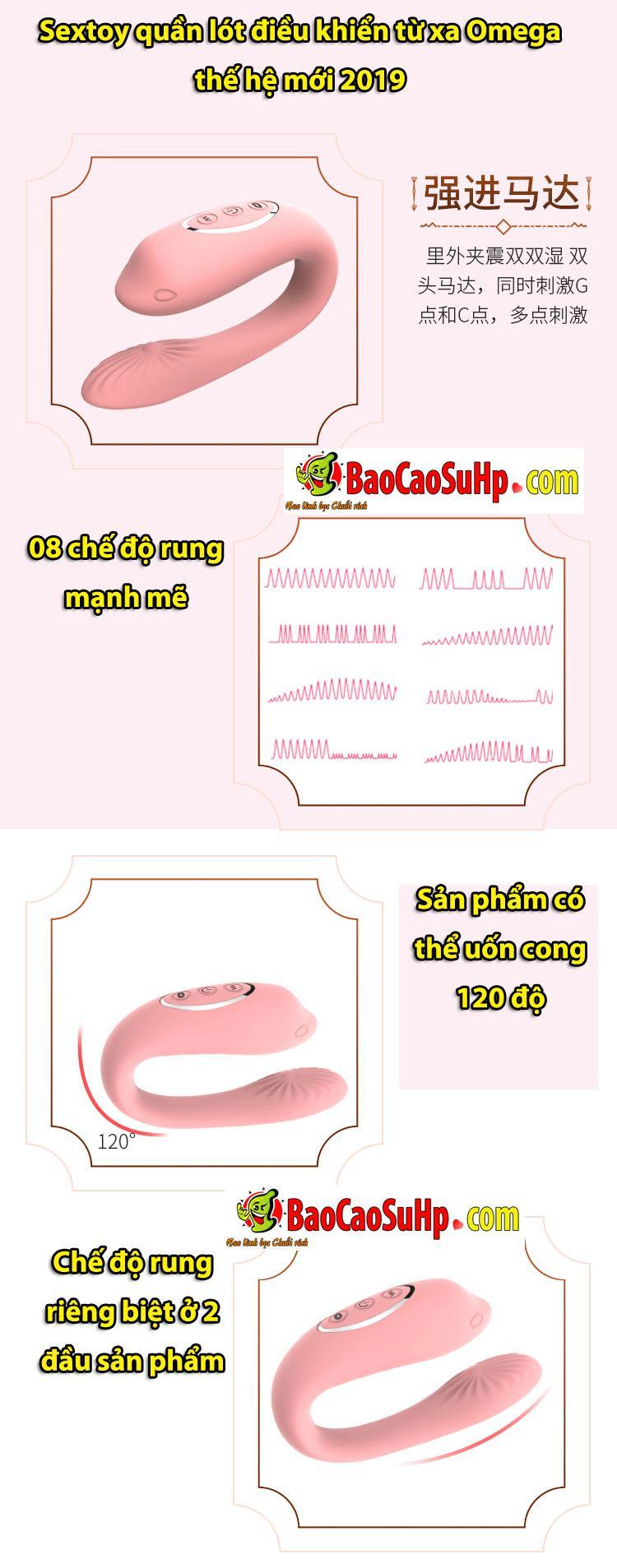 Quần lót điều khiển từ xa Omega 2019 Sextoy cao cấp thú vị Quần lót điều khiển từ xa Omega 2019 Sextoy cao cấp thú vị