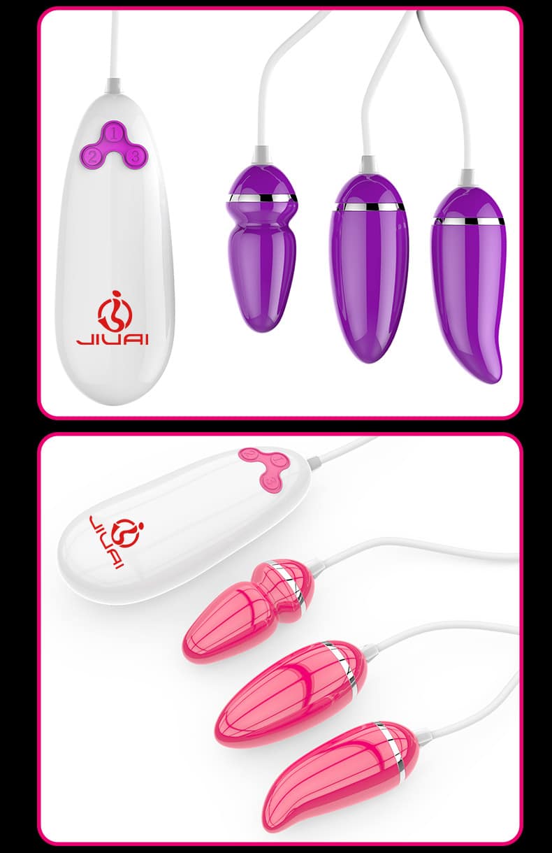 Trứng rung Jiuai 3 quả nhỏ gọn 10 chế độ đa dạng tiện lợi