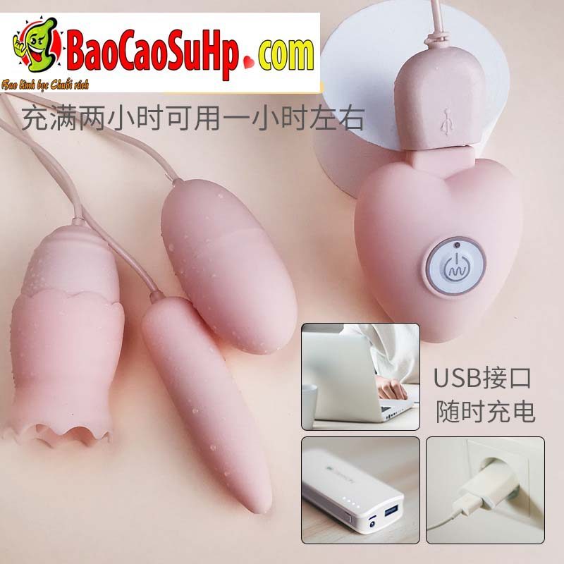  Giá sỉ Trứng rung 3 quả ROSELEX Honey sạc USB lưỡi liếm giá rẻ giá tốt