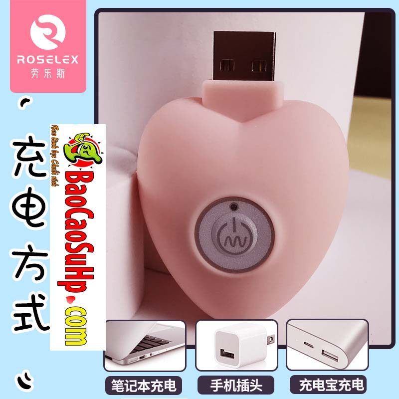  Giá sỉ Trứng rung ROSELEX Helga 2 quả sạc usb có điều khiển giá rẻ hàng xách tay