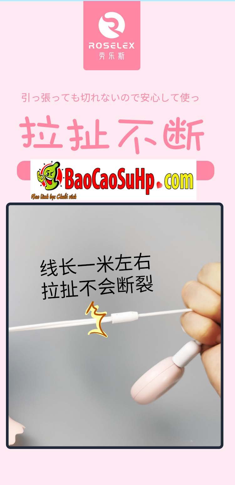  Giá sỉ Trứng rung ROSELEX Helga 2 quả sạc usb có điều khiển giá rẻ hàng xách tay
