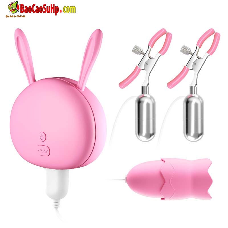 Trứng rung kẹp ti Mizzzee PUNCH DELIGHT kèm lưỡi liếm rung nhiều chế độ