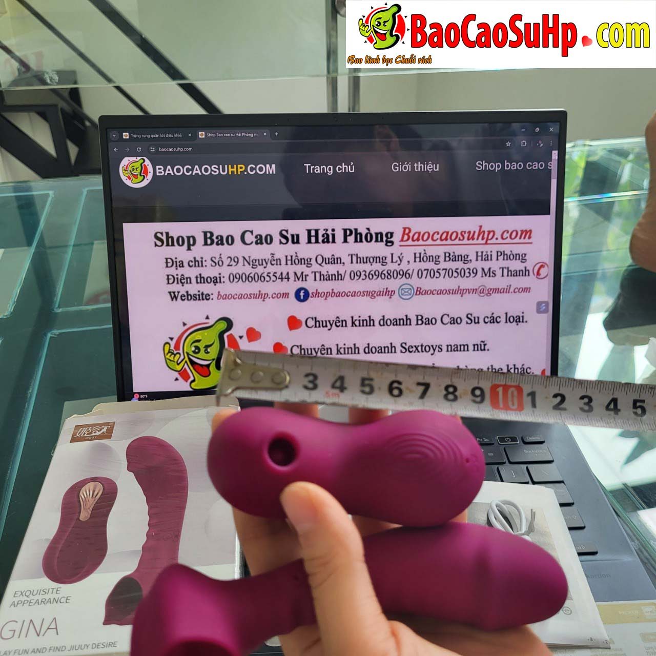 Trứng Rung Gina Đỏ Điều Khiển Từ Xa Kích Thích Quần Lót