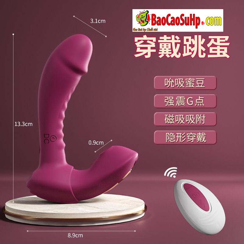 Trứng Rung Gina Đỏ Điều Khiển Từ Xa Kích Thích Quần Lót