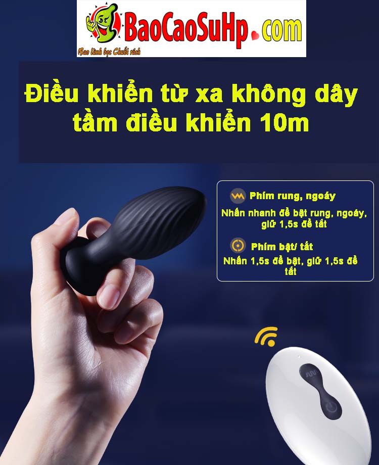 Thụt kích thích Mizzzee V3 Matilda 360 độ rung mạnh, đa năng