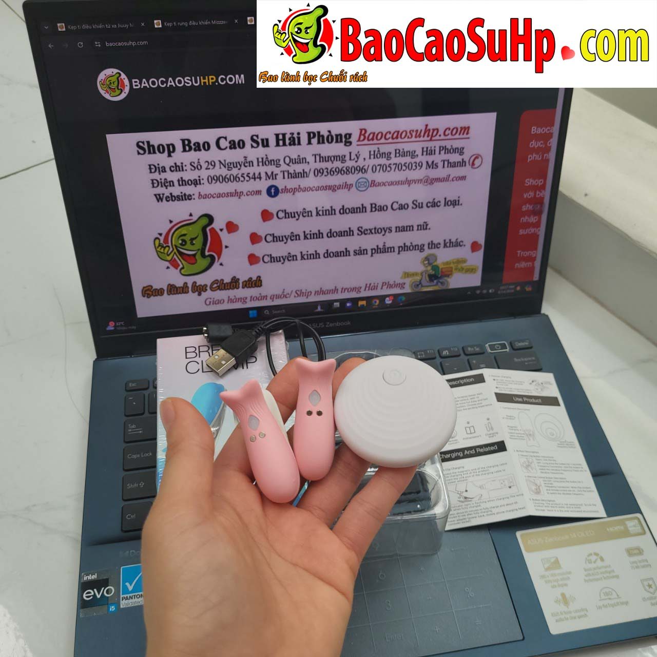  Kho sỉ Kẹp ti điều khiển từ xa Jiuuy Mini Dolphin đa tần số massage ngực chính hãng