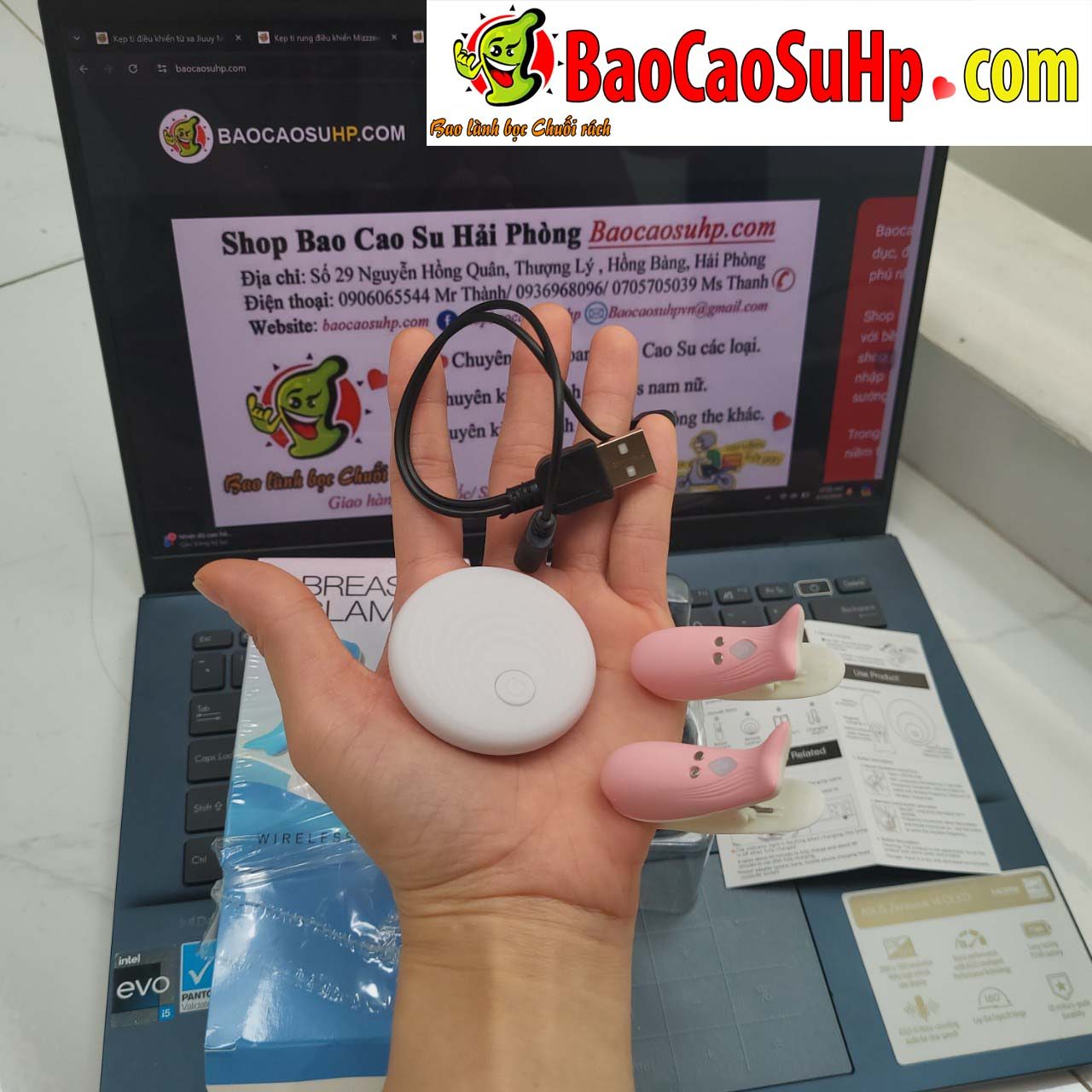  Kho sỉ Kẹp ti điều khiển từ xa Jiuuy Mini Dolphin đa tần số massage ngực chính hãng
