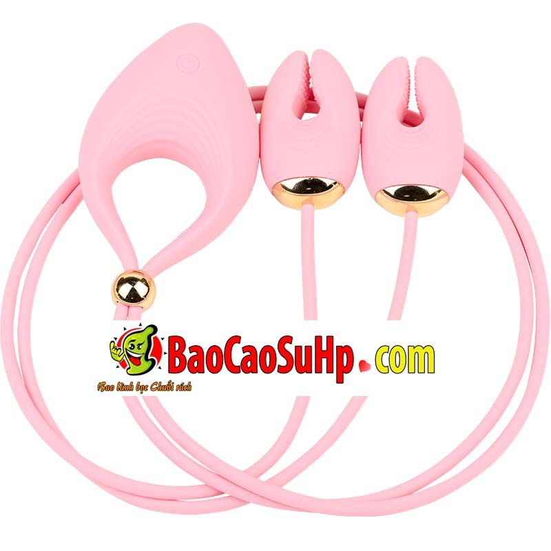 anh bia vong deo va trung rung Mizzzee Liv 7 - Vòng đeo dương vật kết hợp kẹp ti và trứng rung Mizzzee Liv rung cực mạnh